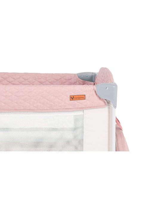 Cangaroo Indiana 2 szintes utazóágy tároló rekesz, kistáska 14kg pink