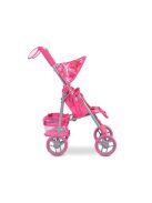 Moni Toys Stars játék babakocsi lapra csukhatós