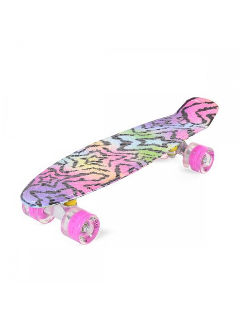 BYOX  Gördeszka 22" Csillagos LED / 56x15 cm PINK