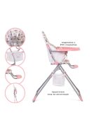 Moni Scaut etetőszék pink