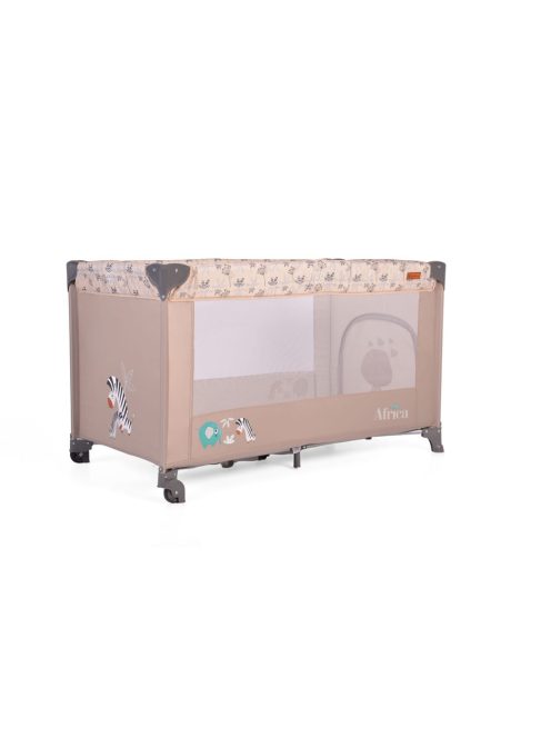 Cangaroo Africa 1 szintes utazóágy 14 kg-ig bézs