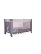 Cangaroo Africa 1 szintes utazóágy 14 kg-ig szürke