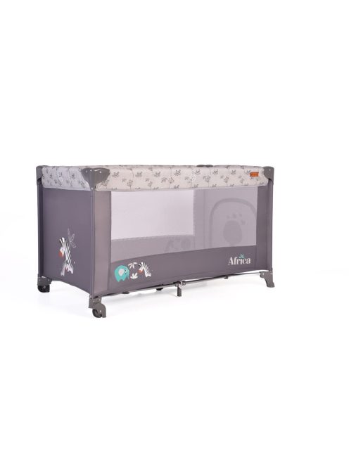 Cangaroo Africa 1 szintes utazóágy 14 kg-ig szürke