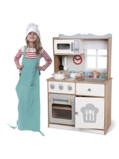 Moni Toys Fajáték fa kiskonyha 15db