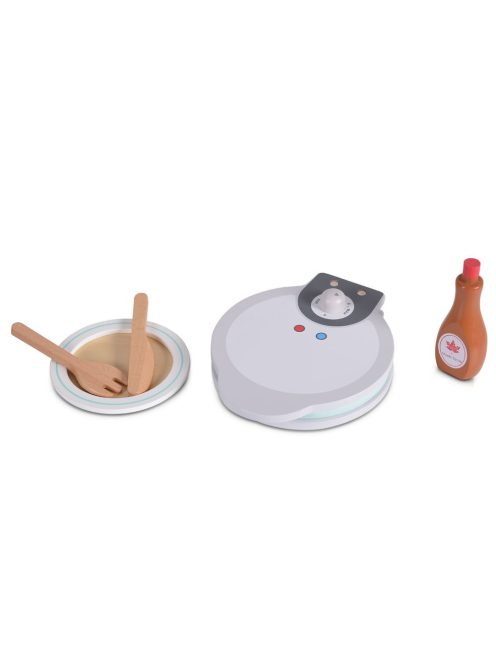 FAJÁTÉK fa gofrisütő szett, 13 dbos