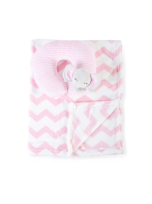 Cangaroo Sammy takaró párnával 90x75cm pink