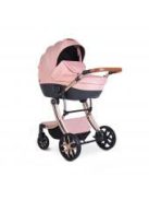 POLLY 2IN1 Babakocsi SZETT:Sport+mózes+kistáska PINK