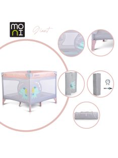 Moni Giant járóka összecsukható rózsa