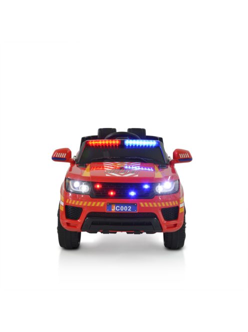 MONI Squad elektromos, akkumulátoros tűzoltó kisautó PIROS