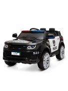 MONI Squad elektromos, akkumulátoros rendőr kisautó FEKETE