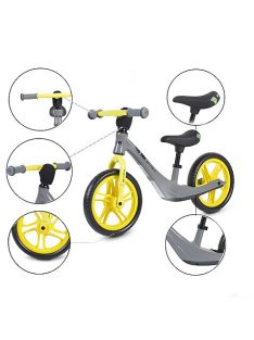 GO ON futóbicikli SZÜRKE