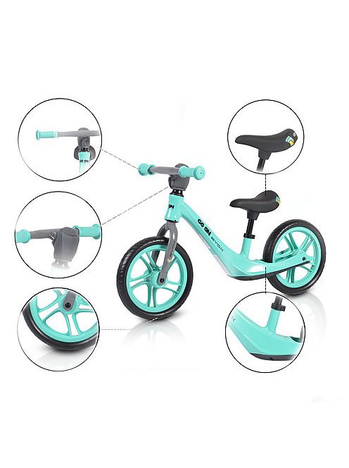 GO ON futóbicikli TÜRKIZ