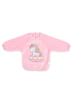 TEA TIME előke hosszú ujjas PINK