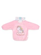 TEA TIME előke hosszú ujjas PINK