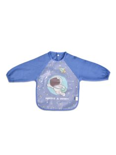 TEA TIME előke hosszú ujjas KÉK