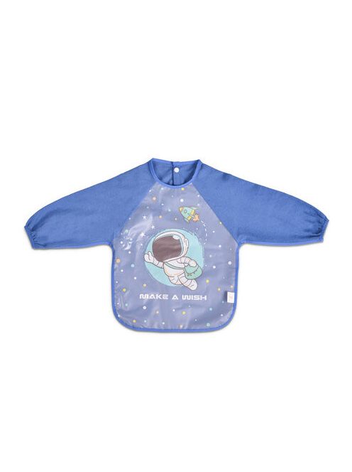 TEA TIME előke hosszú ujjas KÉK