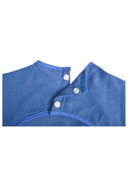 TEA TIME előke hosszú ujjas KÉK