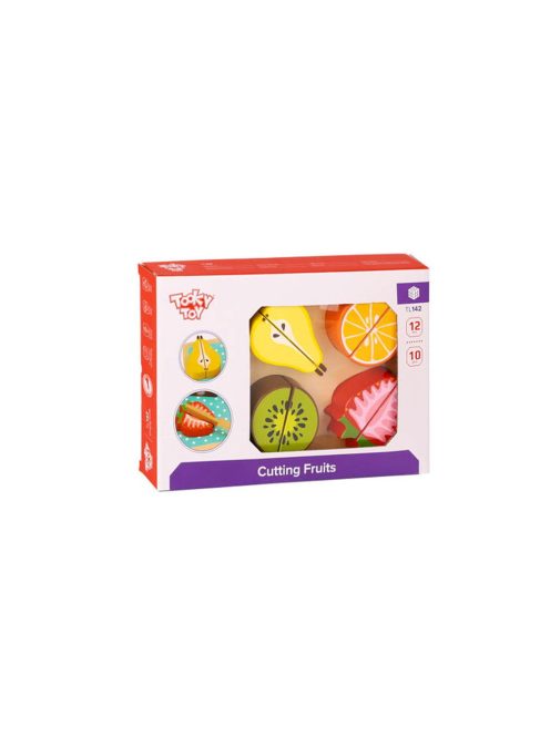 TOOKY fa vágható gyümölcsök -10dbos