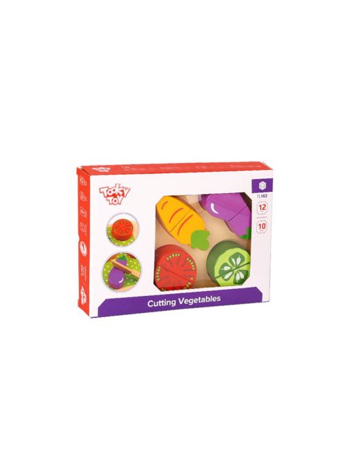 TOOKY fa vágható zöldségek -10dbos
