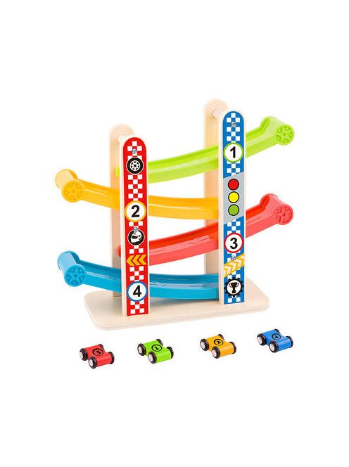 Tooky toy fa autópálya Sliding Tower 