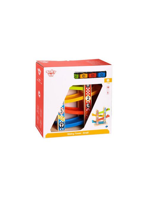 Tooky toy fa autópálya Sliding Tower 