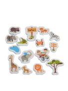 HABTAPI Sunta fürdőjáték puzzle Safari állatokkal