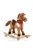 Moni Toys Hintaló kerekekkel 70cm Thunder világosbarna