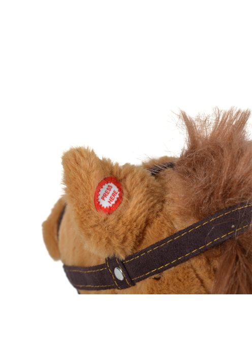 Moni Toys Hintaló kerekekkel 70cm Thunder világosbarna