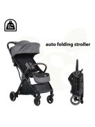 Cangaroo Easy fold babakocsi könnyen csukódó szürke