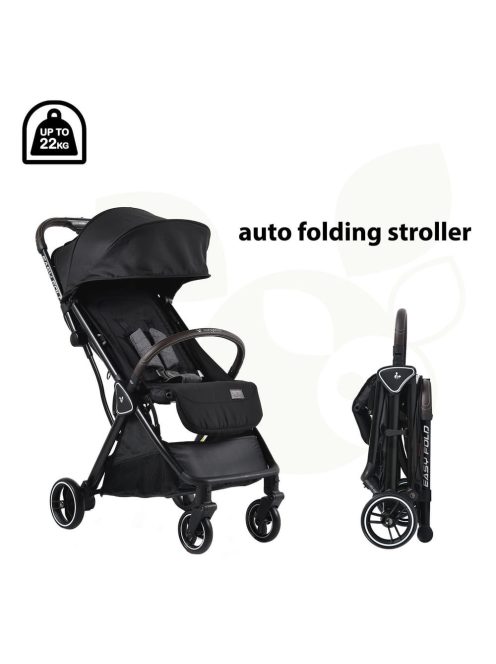 Cangaroo Easy fold babakocsi könnyen csukódó fekete