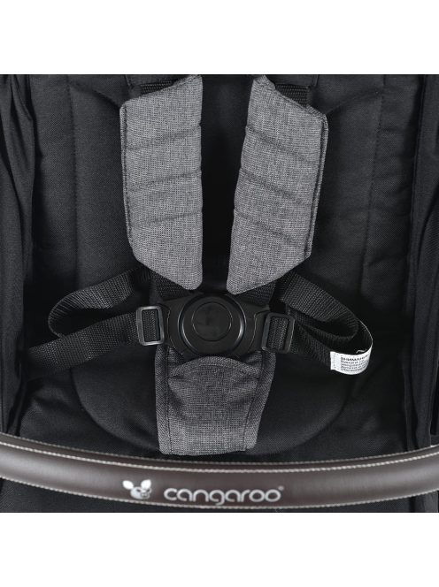 Cangaroo Easy fold babakocsi könnyen csukódó fekete