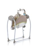 Cangaroo Baby swing+ elektromos hinta zenélő, játékkal capuccino
