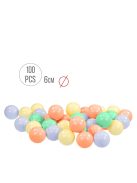 MOCHTOYS 100 dbos labda zsákban PASZTELL