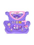 PILSAN smink asztal, szépségszett make up asztal+szék PINK/Lila