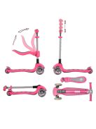 KIKI 2in1 Átalakítható roller PINK