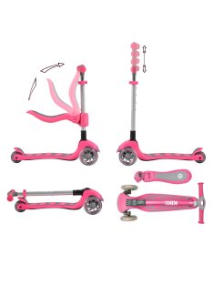 KIKI 2in1 Átalakítható roller PINK