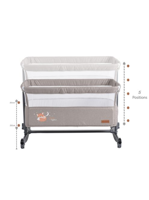 Cangaroo Always together babaöböl -kiságy bézs