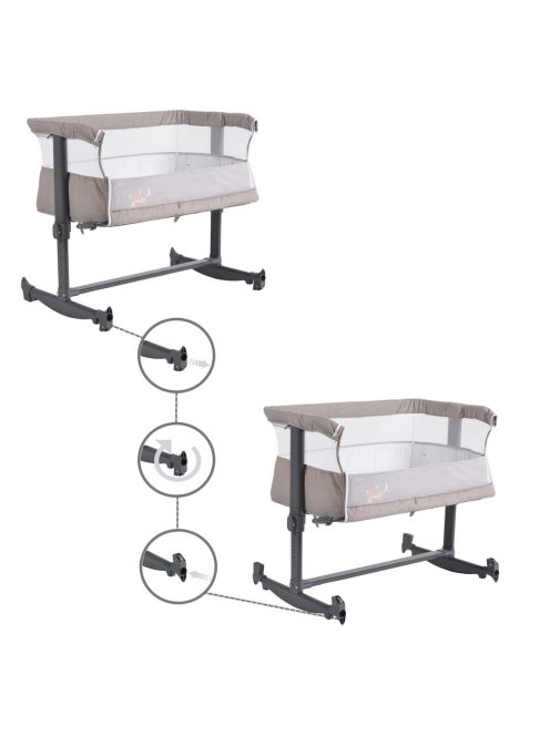 Cangaroo Always together babaöböl -kiságy bézs