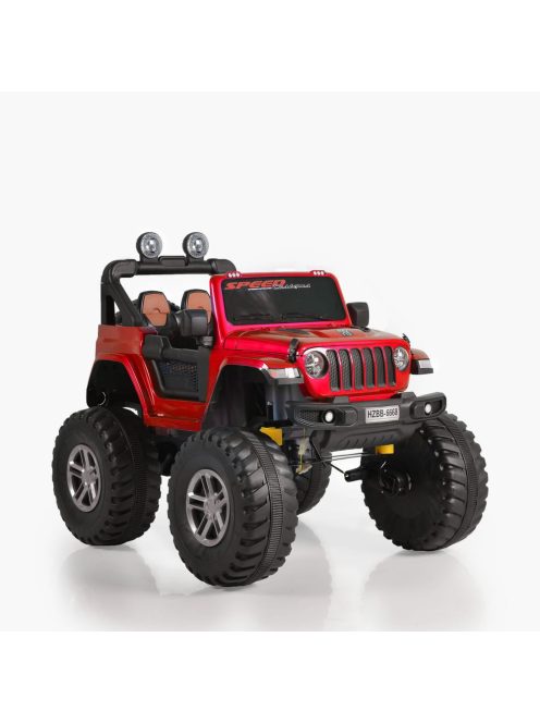 MONI Fuego  elektromos, akkumulátoros jeep 3 seb., 4 motoros piros metál