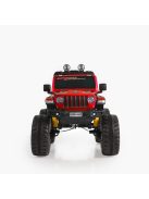 MONI Fuego  elektromos, akkumulátoros jeep 3 seb., 4 motoros piros metál