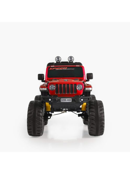 MONI Fuego  elektromos, akkumulátoros jeep 3 seb., 4 motoros piros metál