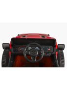 MONI Fuego  elektromos, akkumulátoros jeep 3 seb., 4 motoros piros metál