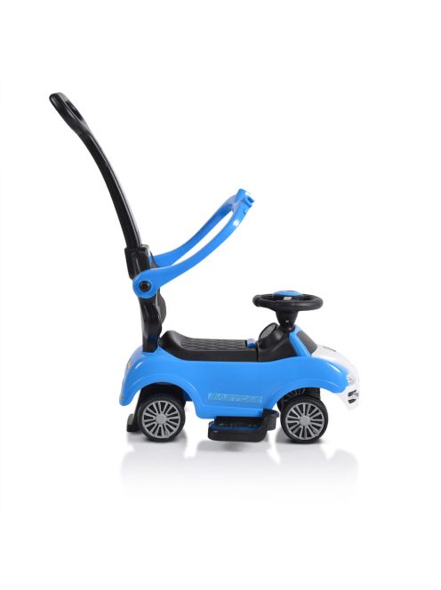 Moni Rider beülős autó tolókarral kék
