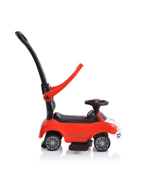 Moni Rider beülős autó tolókarral piros