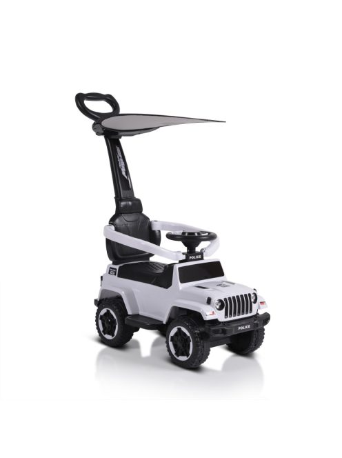 MONI Bébitaxi POLICE napfénytetővel FEHÉR