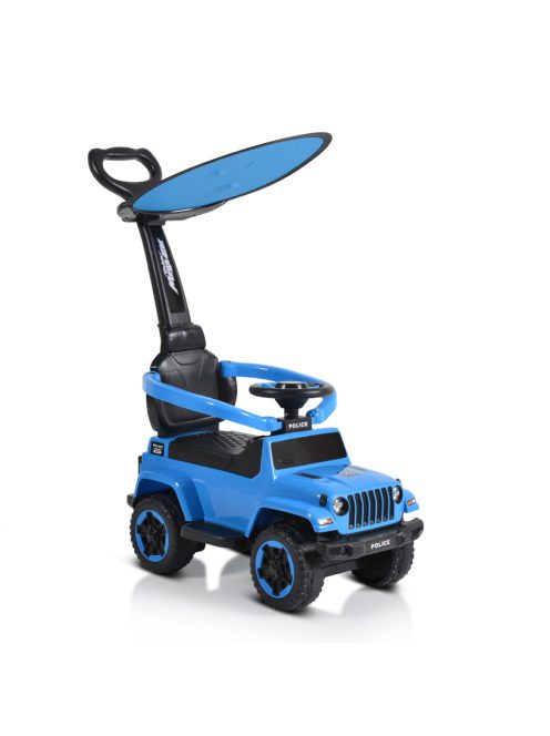 MONI Bébitaxi POLICE napfénytetővel KÉK