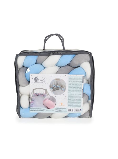 Cangaroo Braidy fonott fejvédő kék/szürke