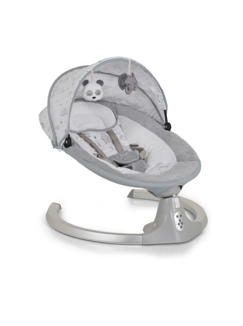 Moni Ari elektromos hinta 360 fok forgatható, 2 játékkal szürke