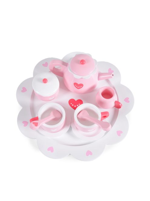 FAJÁTÉK fa teás készlet 12 dbos