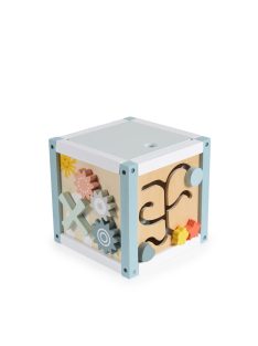 Moni Toys Fajáték fa activity kocka 20x20x20cm